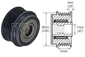 # 242278 - 6-Groove Clutch Pulley